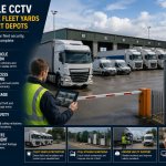 Airedale CCTV for Vehicle Fleet Yards and Transport Depots
