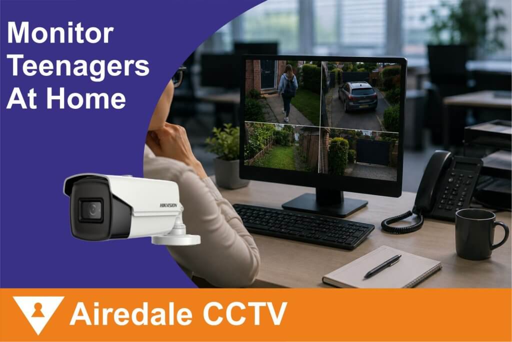 CCTV to monitor teenagers home alone